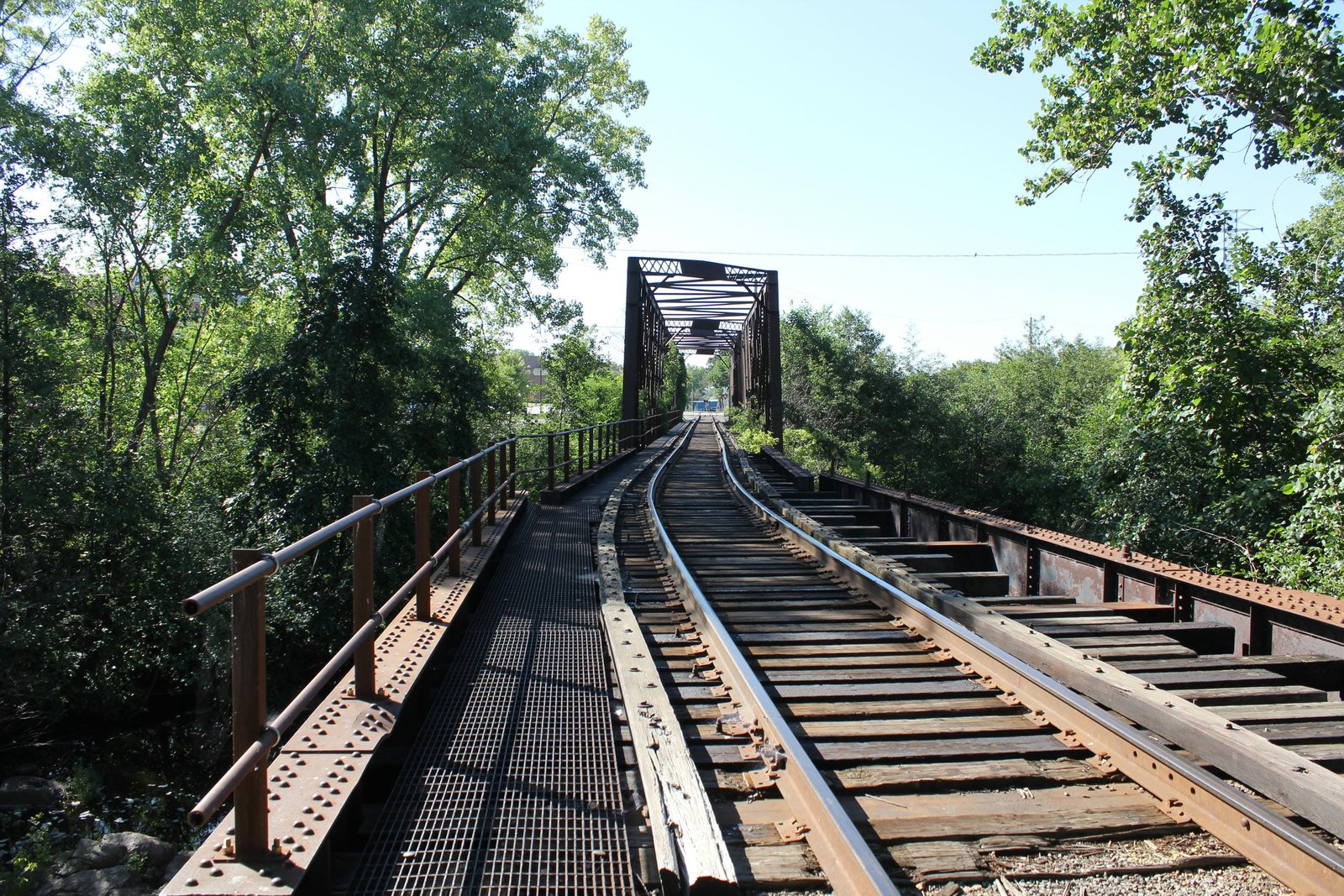 Looking south